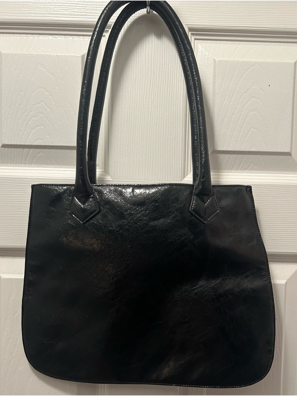 Shiraleah black vegan leather shoulder bag